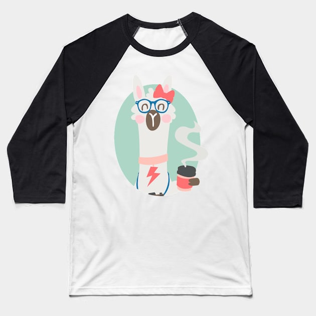 Cool llamas col. Baseball T-Shirt by melomania